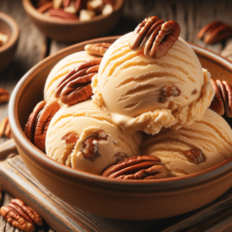butter pecan candy ice cream