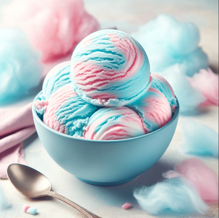 cotton candy floss ice cream recipe