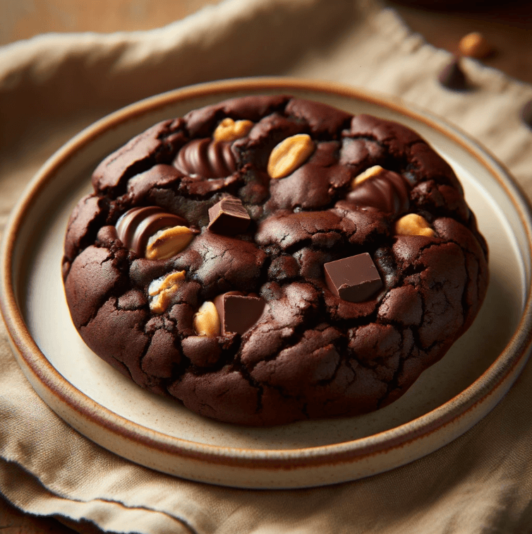 dark chocolate peanut butter cookie recipe