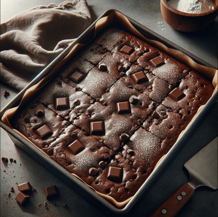 quick chocolate tray bake recipe