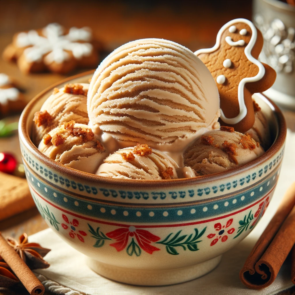Gingerbread cookie dough ice cream recipe easy to make