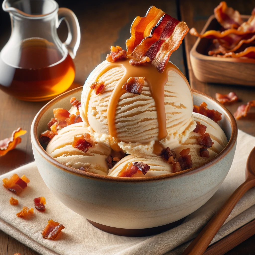 crazy maple bacon flavour ice cream recipe