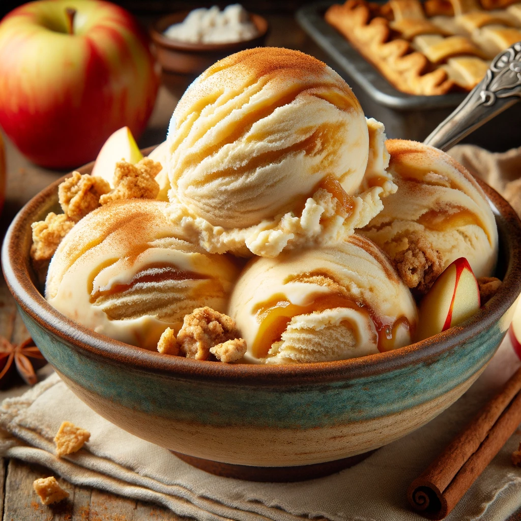 easy Apple pie ice cream recipe