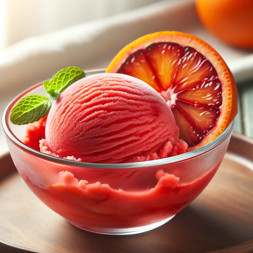 vegan blood orange sorbet ice cream recipe
